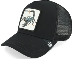 The Deadliest Scorpion Global Core Black A-Frame Trucker - Goorin Bros.