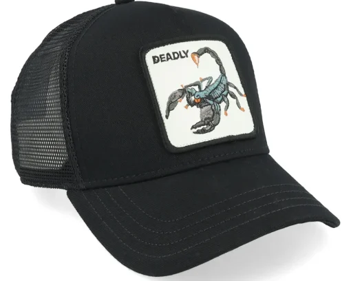 The Deadliest Scorpion Global Core Black A-Frame Trucker - Goorin Bros.