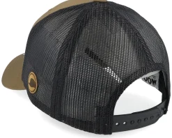 The Groke Engraved Patch Brown/Black Trucker - Moomin