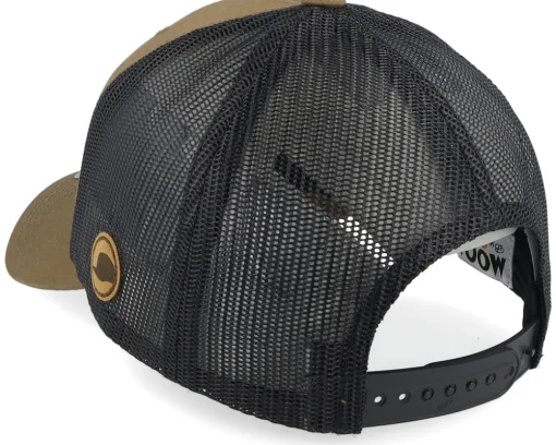 The Groke Engraved Patch Brown/Black Trucker - Moomin