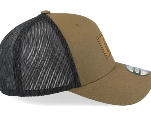 The Groke Engraved Patch Brown/Black Trucker - Moomin