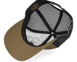 The Groke Engraved Patch Brown/Black Trucker - Moomin