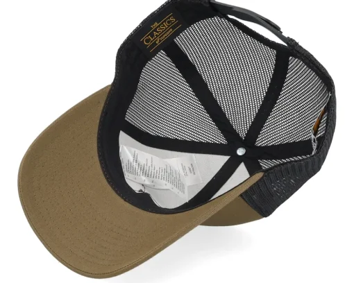 The Groke Engraved Patch Brown/Black Trucker - Moomin