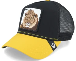 The King Lion Black/Gold Trucker - Goorin Bros.