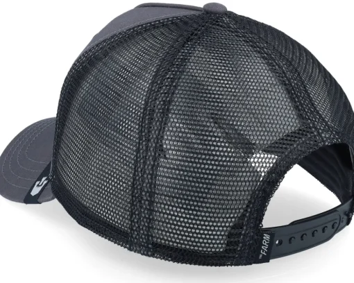 The Panther Grey/Black A-Frame Trucker - Goorin Bros.