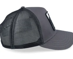 The Panther Grey/Black A-Frame Trucker - Goorin Bros.