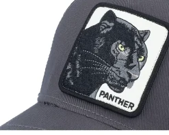 The Panther Grey/Black A-Frame Trucker - Goorin Bros.