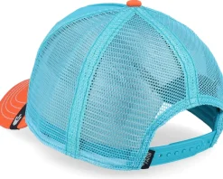 The Player Dolphin Turquoise/Orange A-Frame Trucker - Goorin Bros.