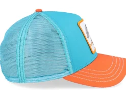 The Player Dolphin Turquoise/Orange A-Frame Trucker - Goorin Bros.