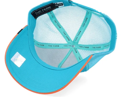 The Player Dolphin Turquoise/Orange A-Frame Trucker - Goorin Bros.