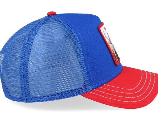 The Rager Bison Royal/Red A-Frame Trucker - Goorin Bros.