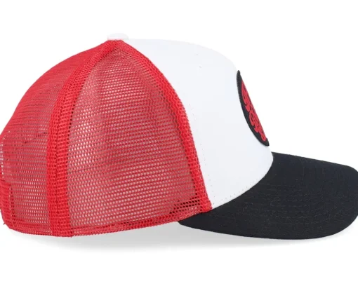 The Rolling Stones Patch White/Scarlet Trucker - The Rolling Stones