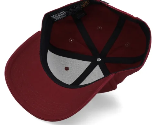 The Script Cap Maroon Adjustable - Northern Hooligans