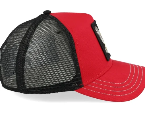 The Soaring Bird Red/Black A-Frame Trucker - Goorin Bros.