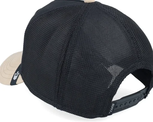 The Suede Cheetah Black/Tan A-Frame Trucker - Goorin Bros.