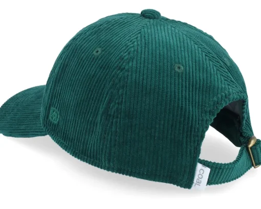 The Whidbey Ultra Low Profile Dark Green Dad Cap - Coal