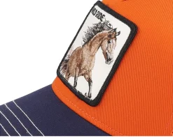 The Wild Ride Horse Orange A-Frame Trucker - Goorin Bros.