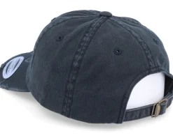 Tic Tac Toe Color Ripped Black Dad Cap - Abducted