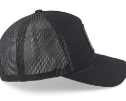 Tiger & Roses Black A-framed Trucker - Iconic