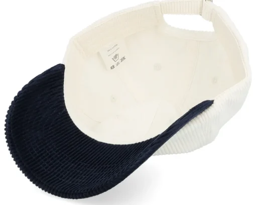 Tiny Blue Marlin Corduroy Off White/Navy Dad Cap - Skillfish