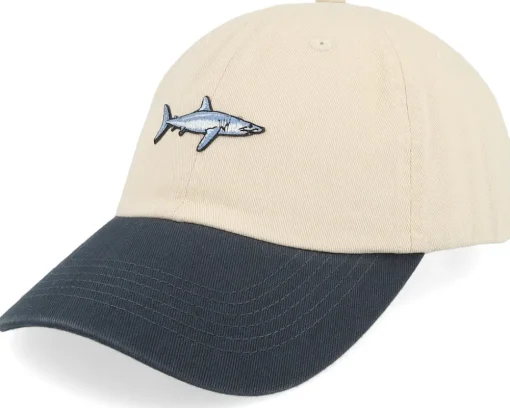 Tiny Bluefin Tuna Stone Washed Stone/Navy Dad Cap - Skillfish