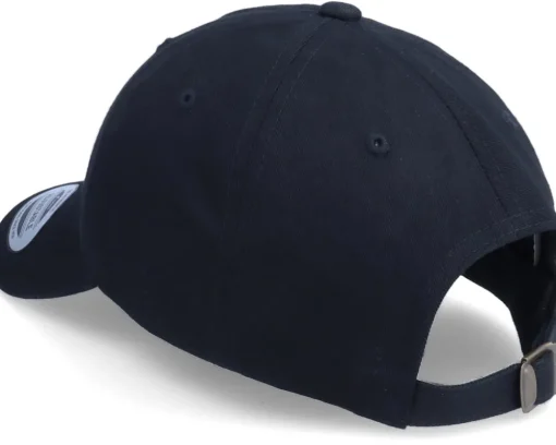 Tiny Charcoal Bent Rod Patch Black Dad Cap - Skillfish