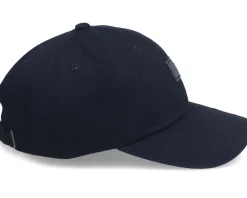 Tiny Charcoal Bent Rod Patch Black Dad Cap - Skillfish