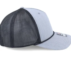 Tiny Deer Antlers 112fpr Heather Grey/Black Rope A-Frame Trucker - Hunter