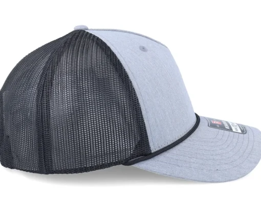 Tiny Deer Antlers 112fpr Heather Grey/Black Rope A-Frame Trucker - Hunter