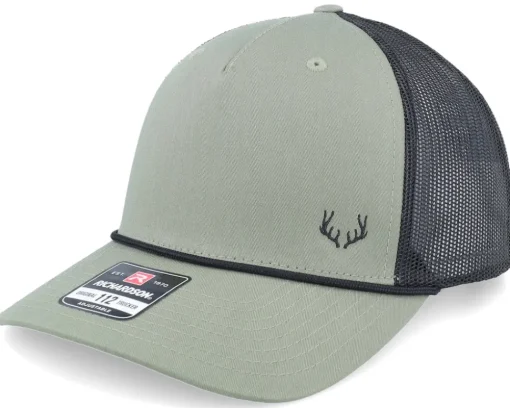 Tiny Deer Antlers 112fpr Split Loden/Black Rope A-Frame Trucker - Hunter
