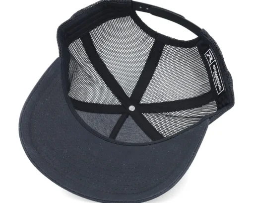 Tiny Deer Antlers 112wh Hawthorne Solid Black A-Frame Trucker - Hunter