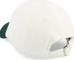 Tiny Mahi Mahi Corduroy White/Dark Forest Dad Cap - Skillfish