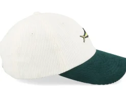 Tiny Mahi Mahi Corduroy White/Dark Forest Dad Cap - Skillfish