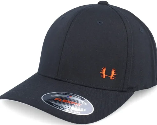 Tiny Moose Antlers Black Flexfit - Hunter