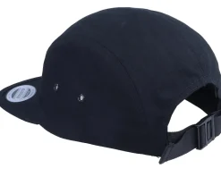 Tiny Palm Logo Black 5-Panel - Abducted
