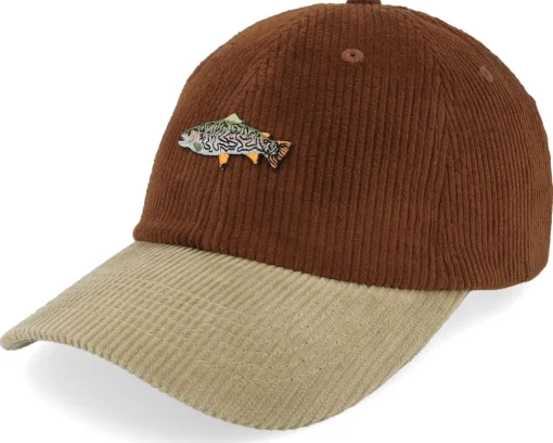 Tiny Pike Corduroy Off Brown/Khaki Dad Cap - Skillfish