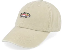 Tiny Rainbow Trout Fish Vintage Washed Jungle Camo Dad Cap - Skillfish