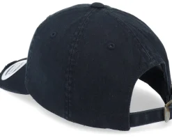 Tiny Red Wheelbarrow Ripped Black Dad Cap - Abducted