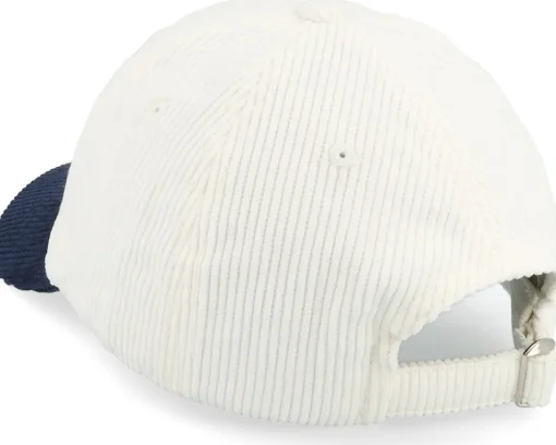 Tiny Tarpon Corduroy Off White/Navy Dad Cap - Skillfish