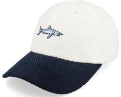 Tiny Tarpon Corduroy Off White/Navy Dad Cap - Skillfish