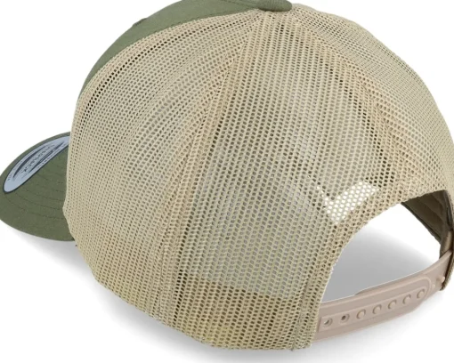 Tiny Wave Retro 2-tone Mossgreen/Khaki Trucker - Iconic