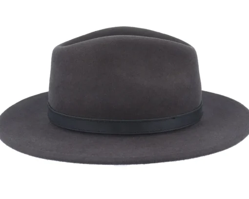 Tller Woolfelt Dark Grey Fedora - Stetson