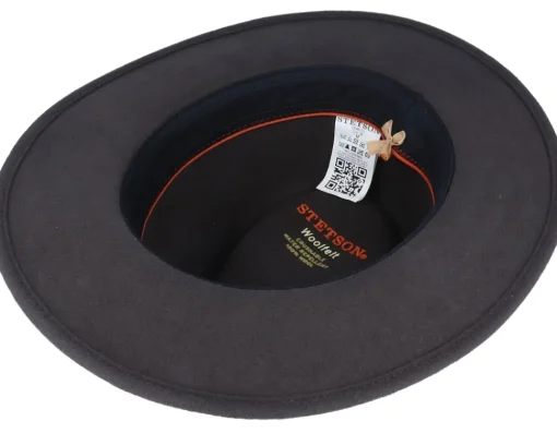 Tller Woolfelt Dark Grey Fedora - Stetson