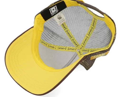Tom & Jerry Jerry Yellow/White/Brown A-Frame Trucker - Capslab