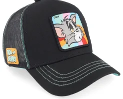 Tom & Jerry Tom Black Trucker - Capslab