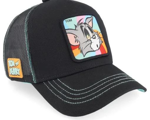 Tom & Jerry Tom Black Trucker - Capslab