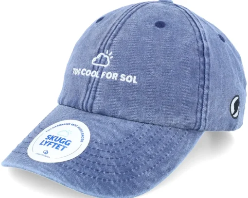 Too Cool For Sol Black Washed Dad Cap - Hatstore