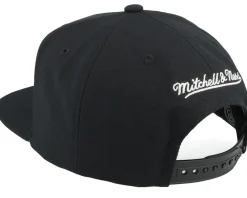 Toronto Maple Leafs Evergreen Black White Cap Black Snapback - Mitchell & Ness
