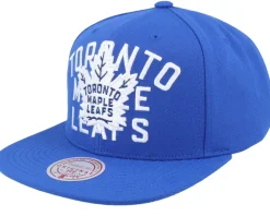 Toronto Maple Leafs Full Frontal Blue Snapback - Mitchell & Ness