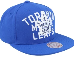 Toronto Maple Leafs Full Frontal Blue Snapback - Mitchell & Ness